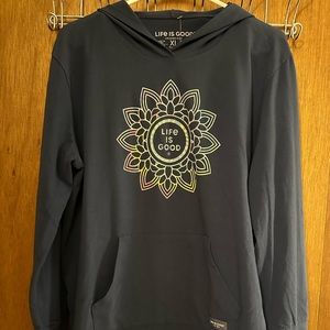 NWT Life Is Good hoodie.  Size XL